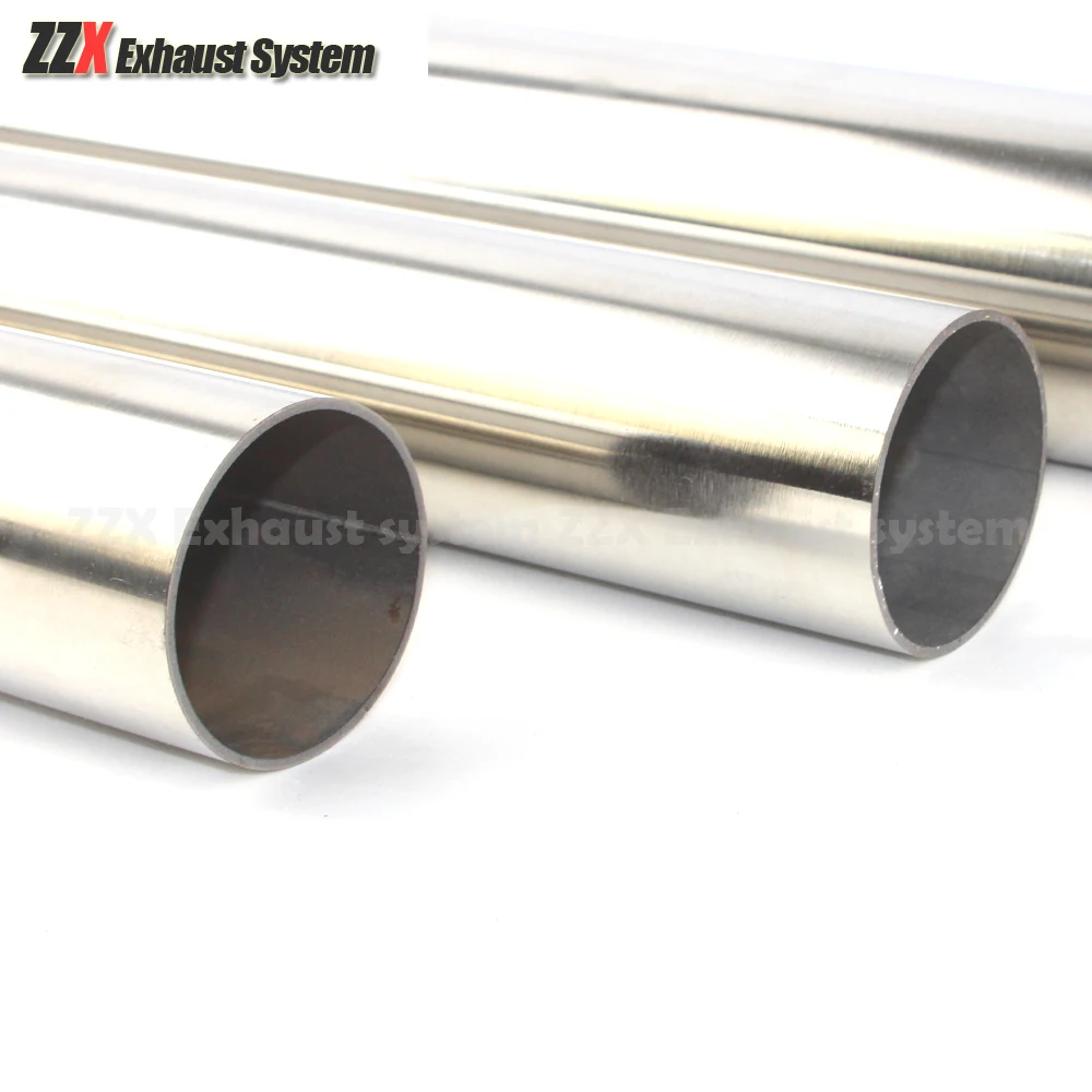 Exhaust pipe 2mm thick 304 stainless steel straight pipe welded pipe 63mm-76mm pipe welded industrial stainless steel pipe