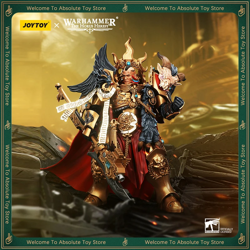 JOYTOY Warhammer 40k Figure Legio Custodes Constantin Valdor, Captain-General of the Legio Custodes Statue Collection Model Gift