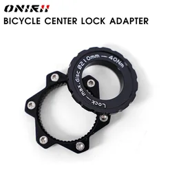 ONIRII Disc Center Lock Hub Conversion Mountain Centerlock to 6-hole Bike Brake Adapter Outdoor Cycle Biking Entertainment New