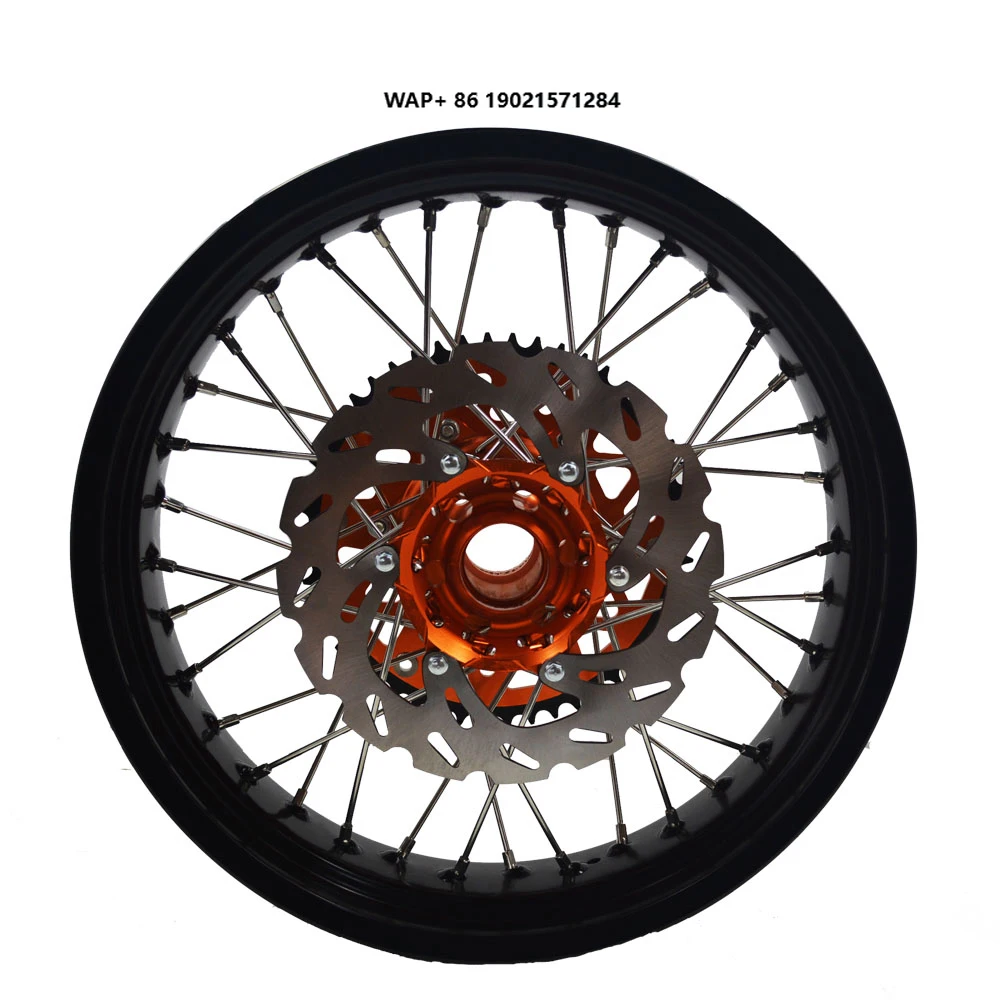3.5x17 Front 5.0x17 Rear Motorcycle  Aluminum Alloy Wheels Rims for EXC125 250 450