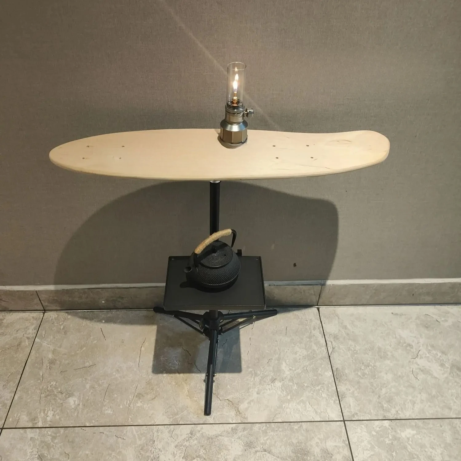 Foldable Portable Outdoor Skateboard Table: Ideal for Camping and Picnics