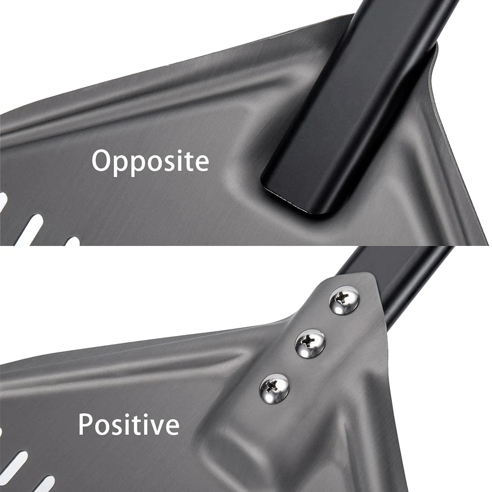 14 بوصة الألومنيوم البيتزا مجرفة قشر مع مقبض طويل أدوات المعجنات اكسسوارات البيتزا ملعقة كعكة الخبز تيرنر