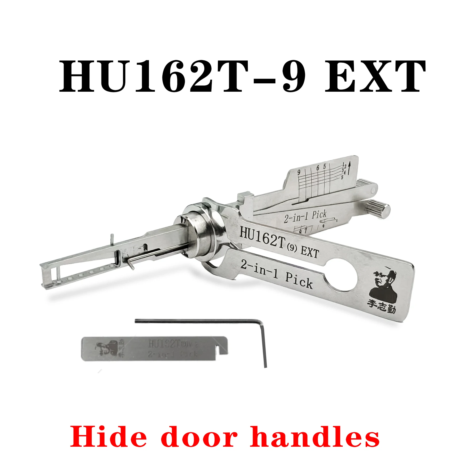 LISHI 2-in-1-Decoder für Volkswagen, Audi, Mercedes-Benz, Skoda, Porsche, Ford, Chevy, Buick, Hyundai, Toyota, BMW Schlosswerkzeug