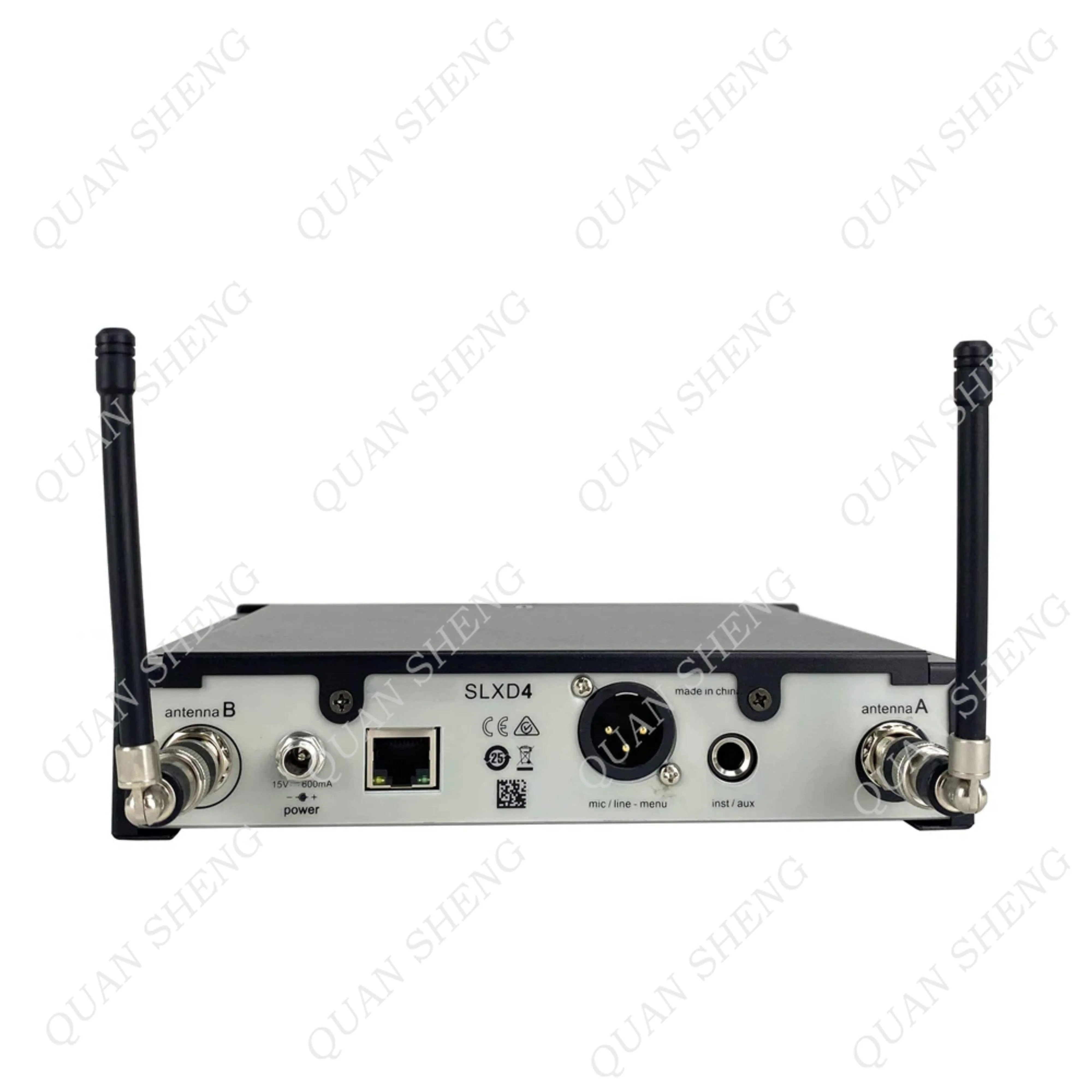 SLXD4 SLXD24 نظام الميكروفون الديناميكي المحمول اللاسلكي Inalambrico XLR موصل المواد المعدنية تردد المباراة للكاريوكي