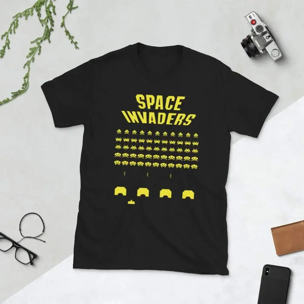 Mod.3 Arcade Space Invaders Video Game Retro Vintage 80s Aliens Console Gaming T-Shirt