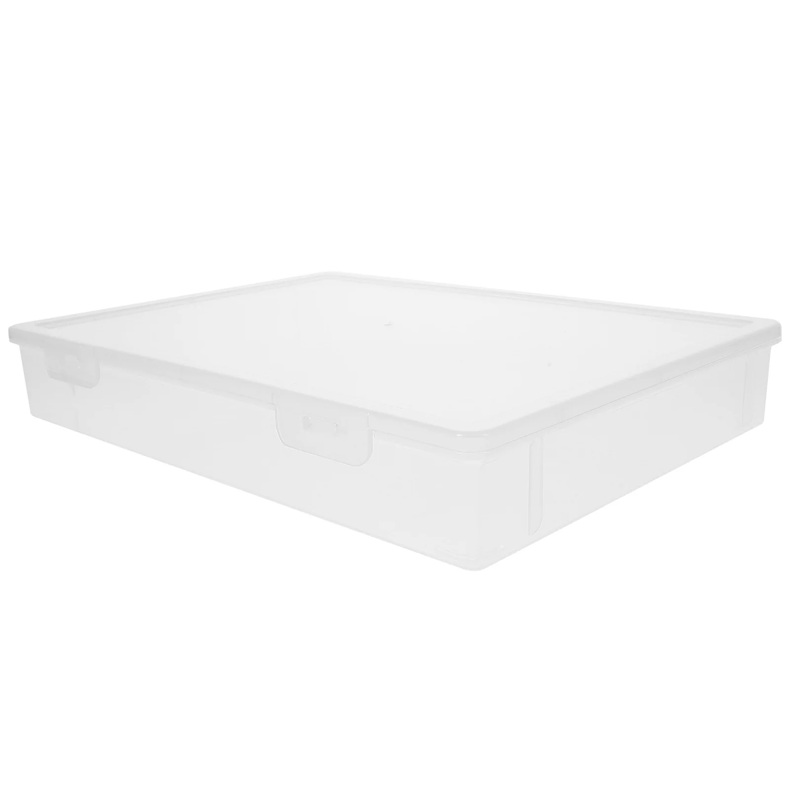 

Plastic File Storage Box Clear Document Holder Stackable Waterproof For Office Home File Organizer Birth Certificate