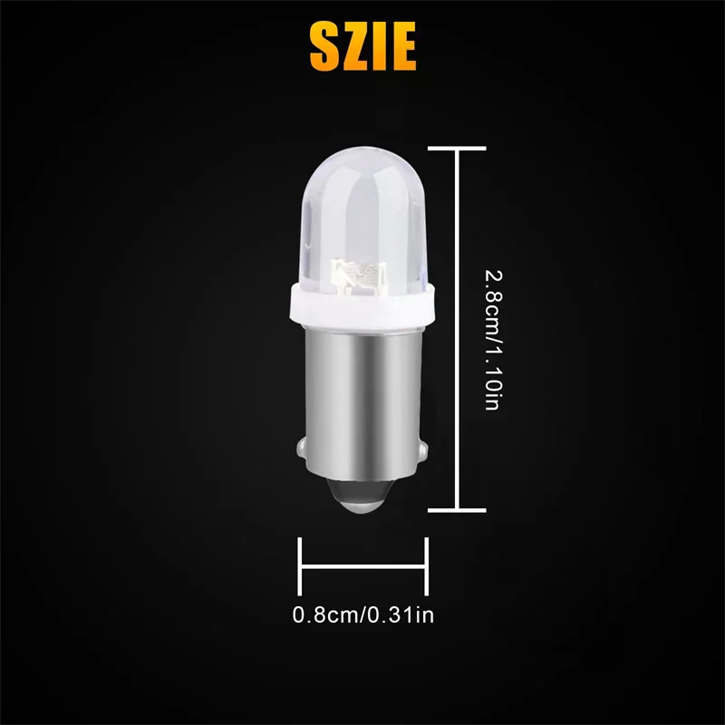 20Pcs T11 BA9S 3030 1SMD Led T4W Car Interior Dome Map Light License Plate Reverse Parking Lights Bulb Auto Door Lamp White 12V