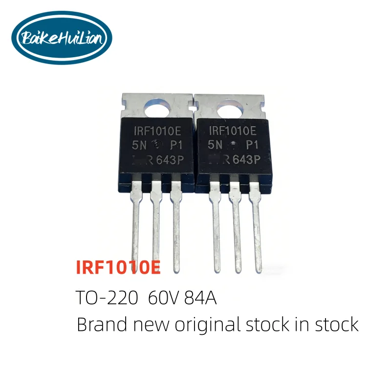 

IRF1010 IRF1010E 84A/60V Electric Vehicle Controller High-Power Inverter Field-Effect Transistor