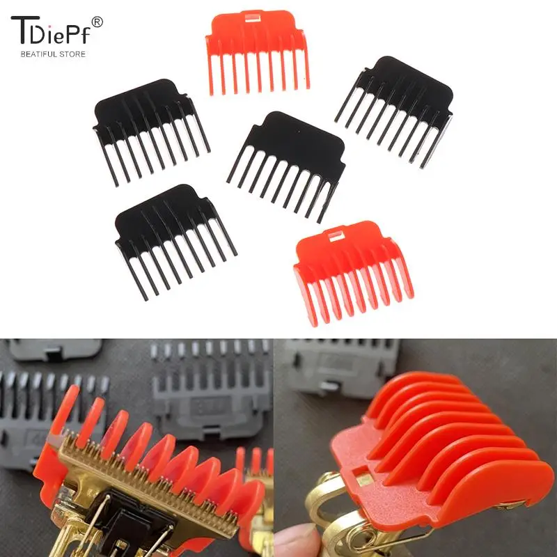 Protectores de pelo para cortadora profesional T9, repuesto de guías de corte, 1,5mm, 2mm, 3mm, 4mm, 6mm, 9mm, 6 unidades por juego