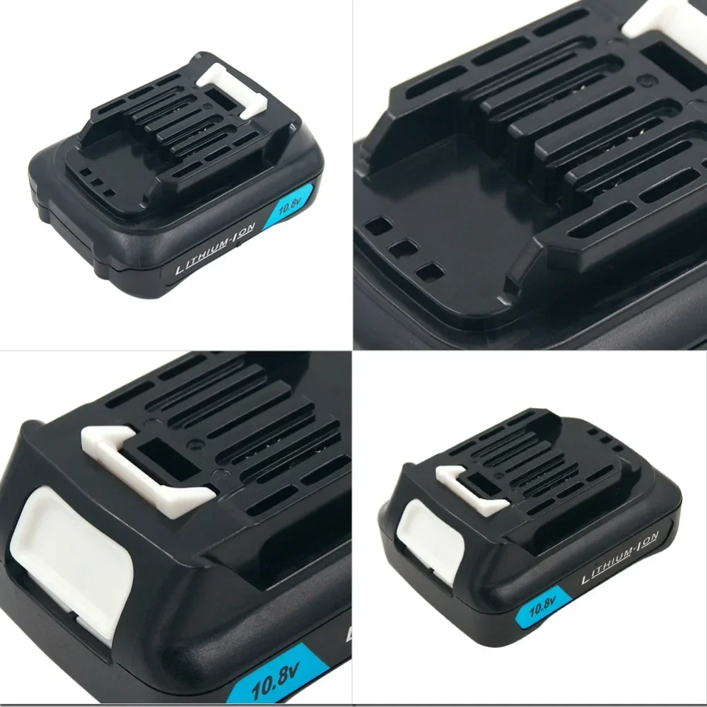 10.8V 12V Max 2000mAh Li-ion Rechargeable Battery and Charger for Makita Power Tools BL1015 BL1040B BL1020B BL1041 BL1016 BL1021