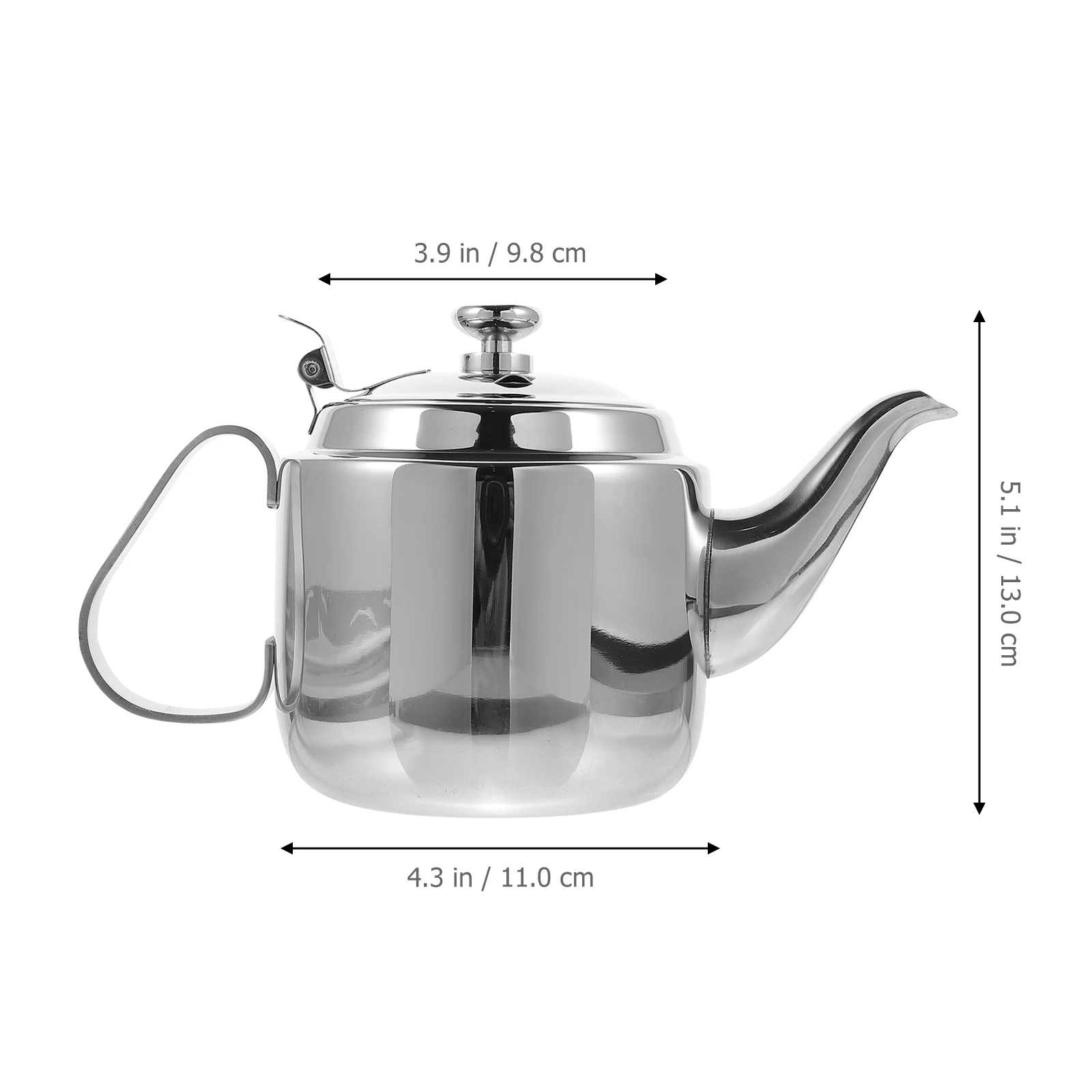 

Stainless Steel Teapot Kettle Large Capacity Commercial Restaurant Office Strainer Drainer Tea Holder Juicer Pot Water Residue