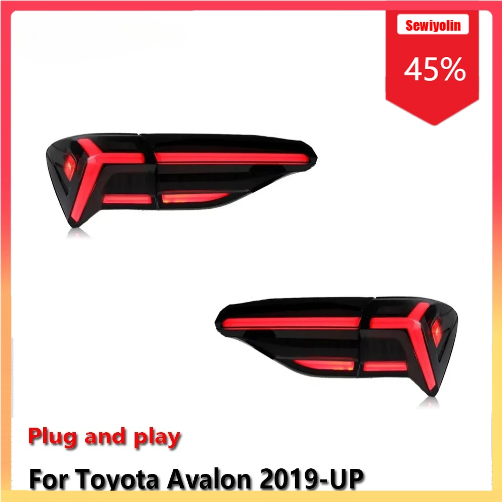 

Car LED Tail Light Automobile Parts For Toyota Avalon 2019-UP Auto Fog DRL Brake Turn Signal Lamp Plug and Play