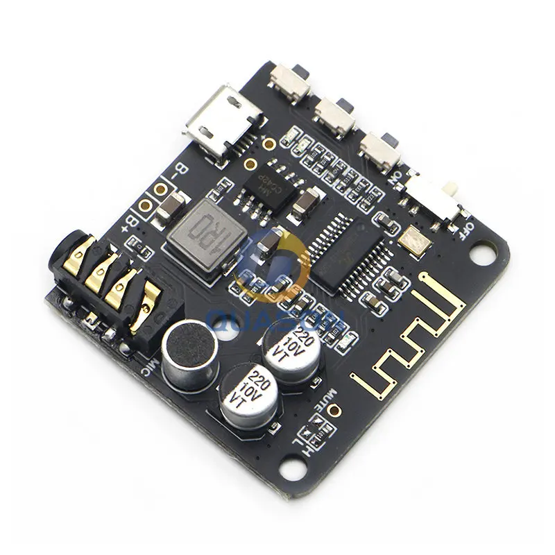 Mini Bluetooth 5.0 MP3 Decoder Board Audio Receiver MP3 Lossless Player Wireless Stereo Music Amplifier Module