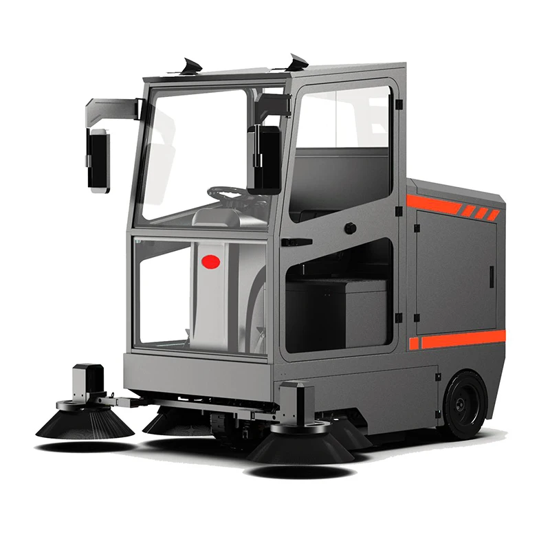 Ride on High Speed Floor Cleaning Machine Street Zware stofvloerveger