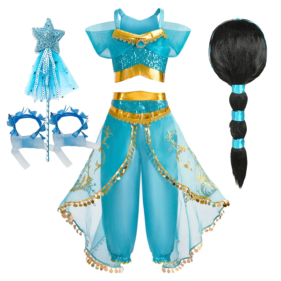 

Children Witch Disguise Girls Rapunzel Performance Ruffles Fantasy Kids Princess Birthday Fancy Costume Snow White Pageant Dress