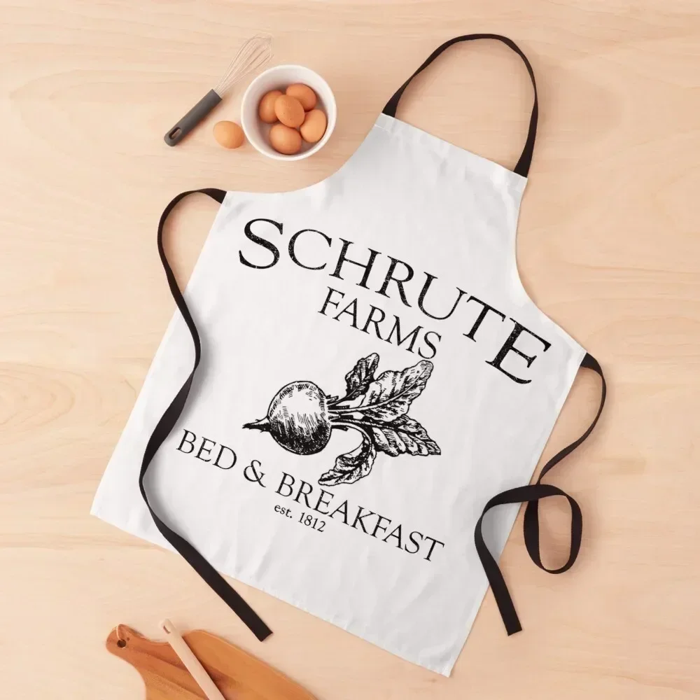 

Schrute Farms Funny Office Apron All For Kitchen And Home kitchen woman For Cosmetologist For Kitchen Women Apron