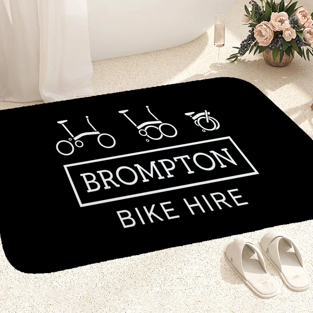 Bromptones Non Slip Carpet for Kitchen Rugs Room Mats Balcony Doormat Entrance Door Mat Super Absorbent Bathroom Rug Foot Bath