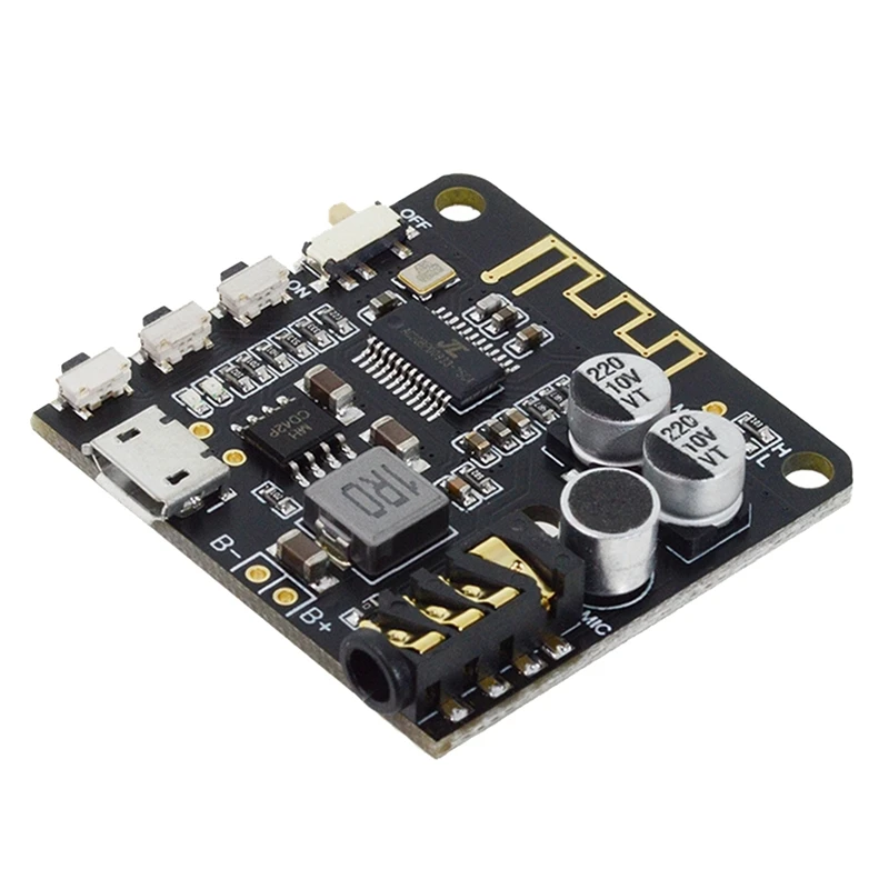 MP3 Audio Decoder Board With Mic Lossless Car Speaker Audio Amplifier Board DIY Audio Receiver