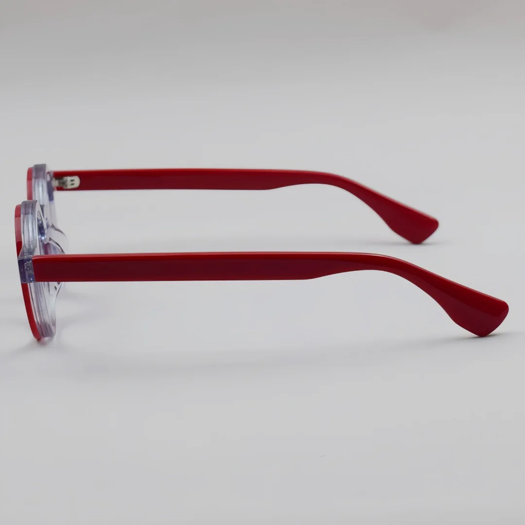 ALICIA Mode Retro Runde Vollformat Kleine Größe Brillen Luxus Acetat Spektakel Optische Verordnung Rahmen Mann Frau – Detail 17