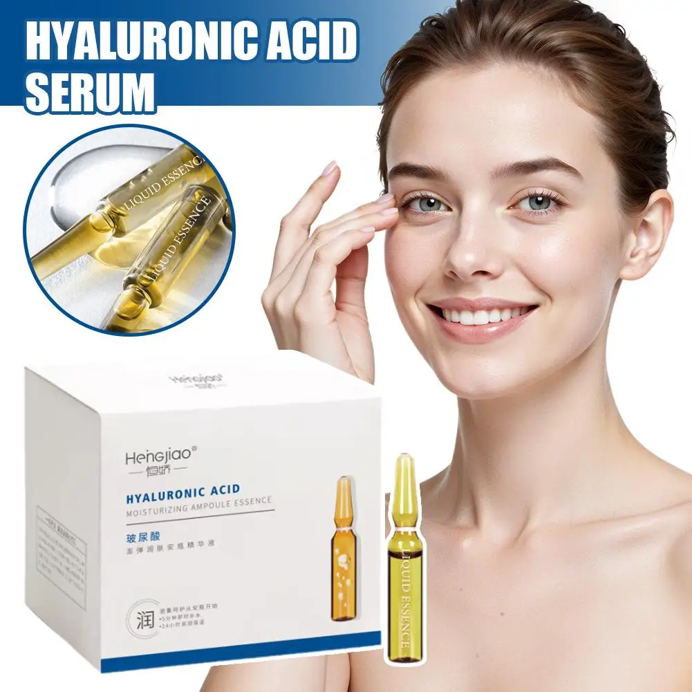 

Гиалуроновая кислота в ампулах, 28 шт. - Глубоко увлажняющая сыворотка с ниацинамидом и гексапептидом, антивозрастной уход за кожей