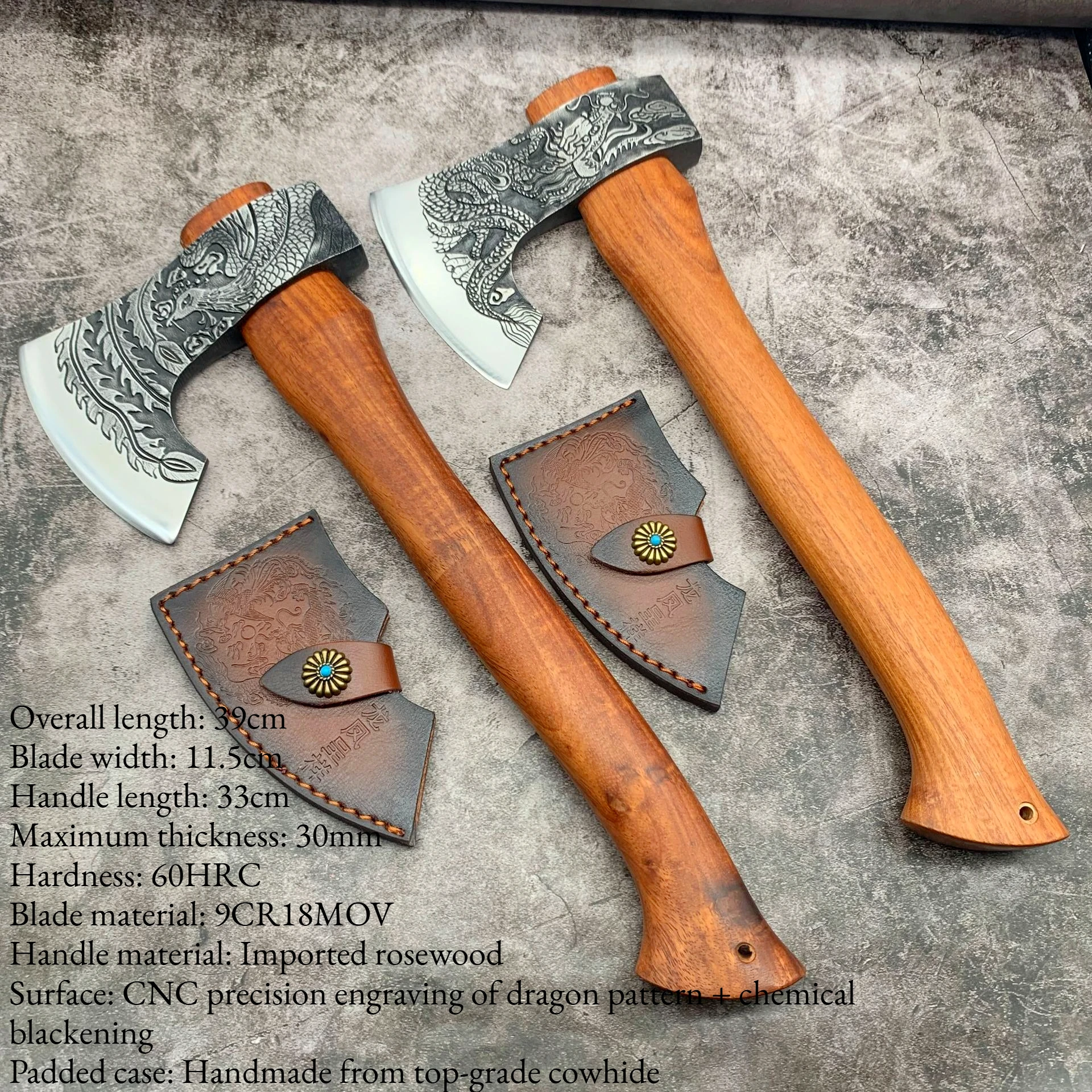 Multi-functional Advanced T-actical Axe Suitable Garden Cutting Chopping Firewood Camping Mountain Clearing  Woodworking