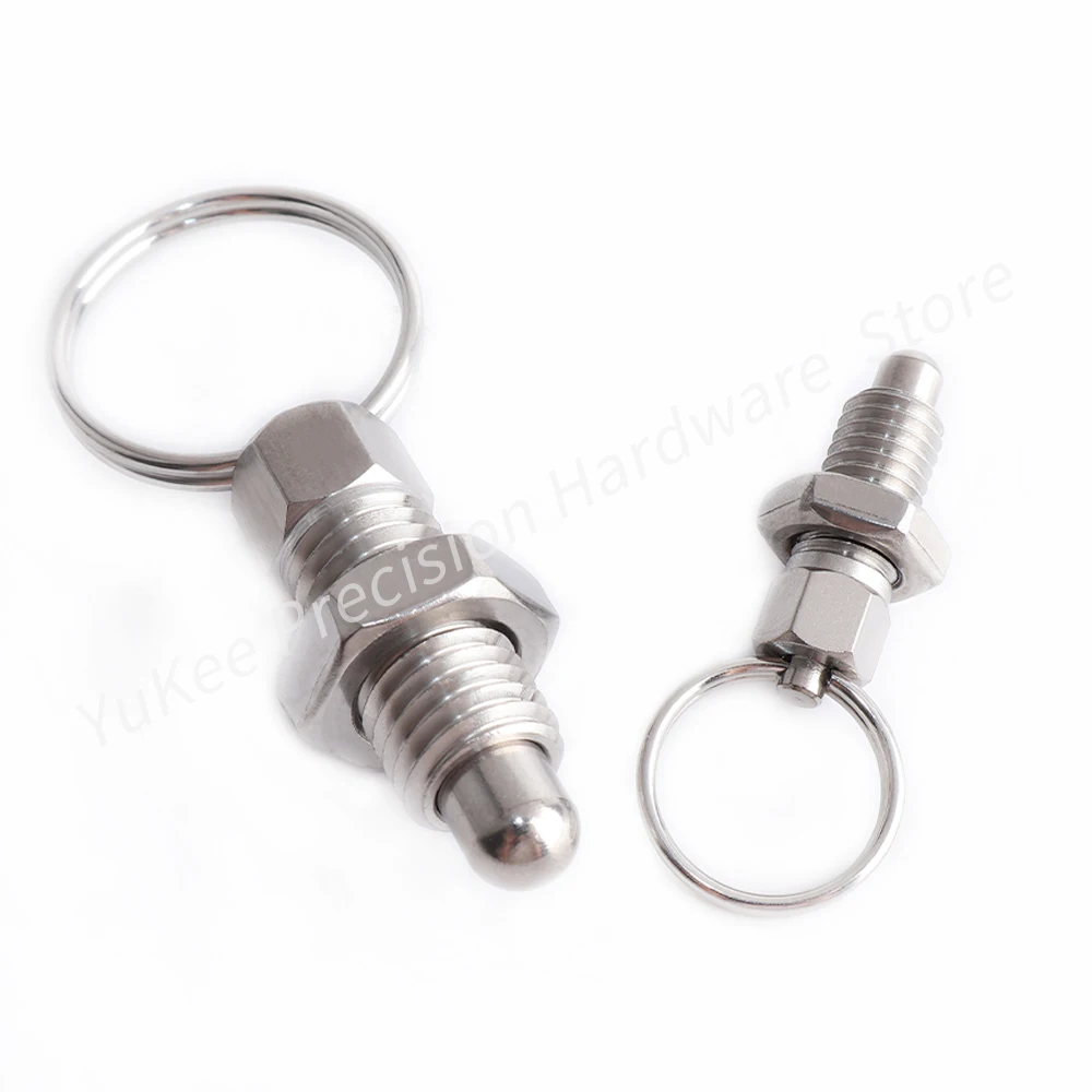 Customized M6M8M10M12M16 Stainless Steel Pull Ring Type Round Head Pin Grip Pull Ring Extension Index Pin Spring Positioning Pin