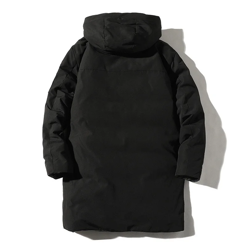 Parka à capuche pour homme, vêtement chaud, décontracté, long, doublure en coton, tendance, nouvelle collection, hiver