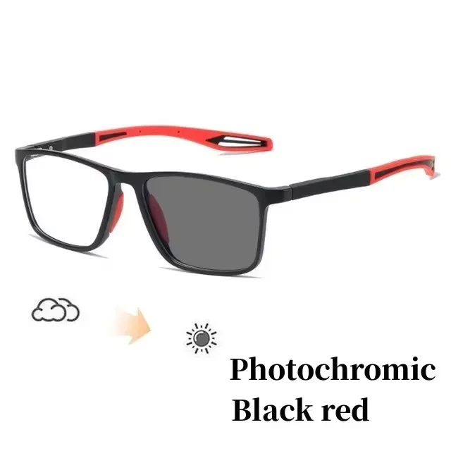 Männer Ultraleicht Photochrome Gläser TR90 Rahmen Myopie Brillen Frauen Männlich Vintage Farbwechsel Sonnenbrille Brillen 0 Bis -4,0 – Detail 6