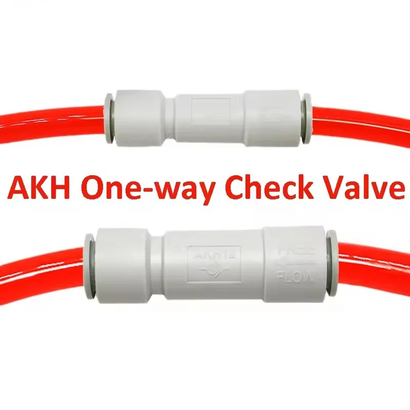 AKH Type One Way Air Check Valve 4mm 6mm 8mm 10mm Pneumatic AKH04-00 AKH06-00 AKH08-00 AKH10-00 AKH012-00 Non Return Check Valve