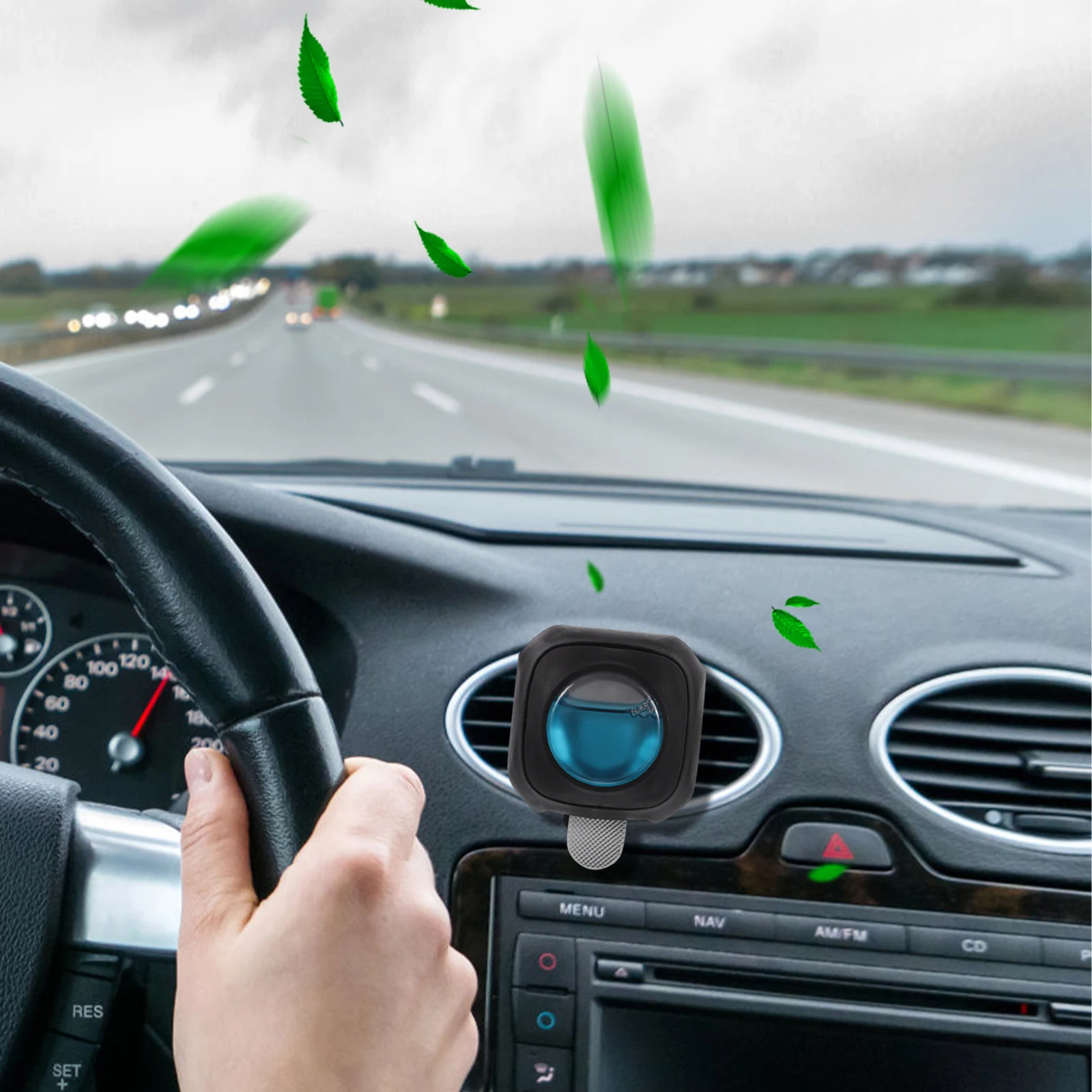 

Car Air Outlet Aromatherapy Diffuser Pendant Perfume Clip Decoration Sky-blue Freshener for Cars Clips