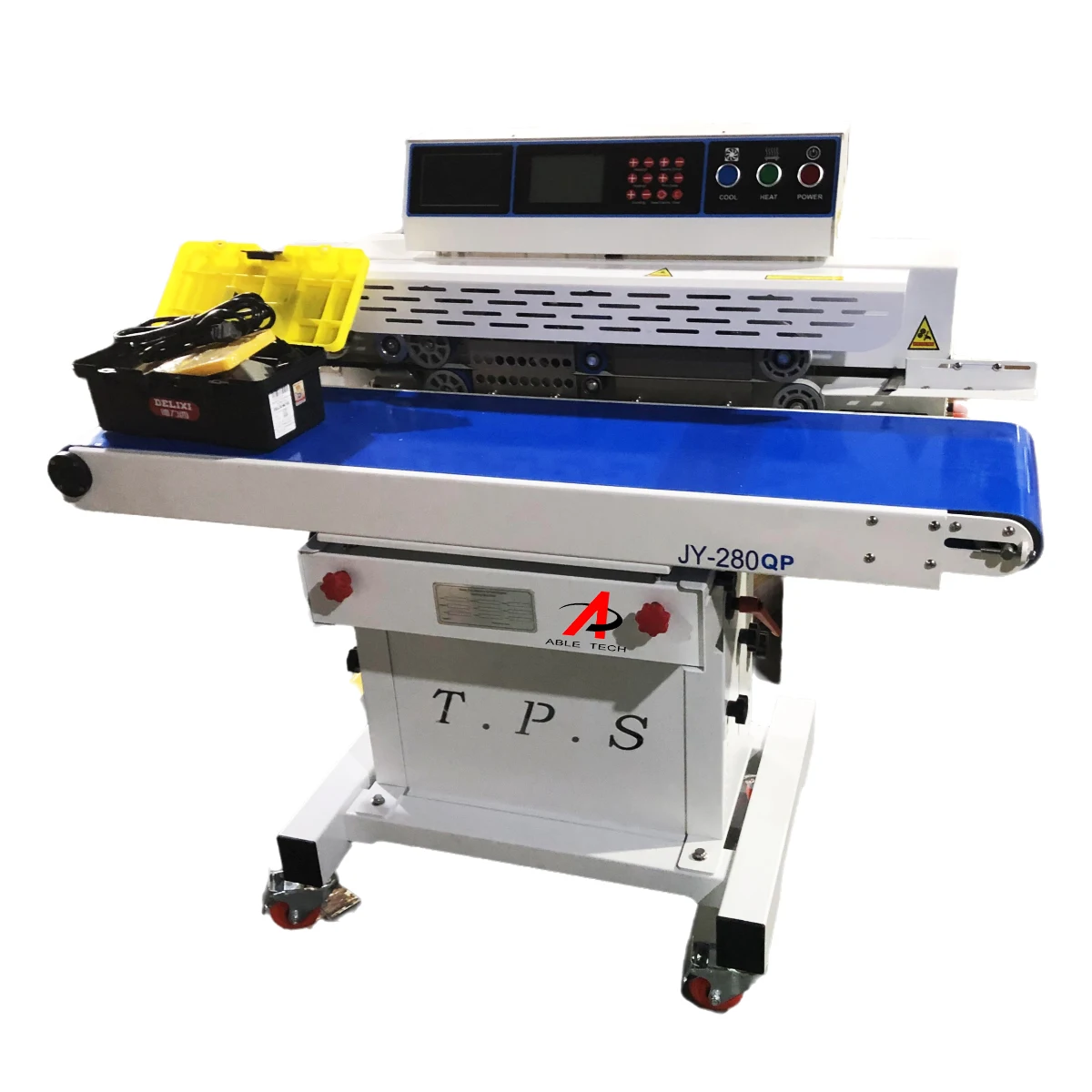 Intelligent Continuous Puffed Food Nitrogen Flush Sealing Machine Vertical Vacuum Heat Sealer
