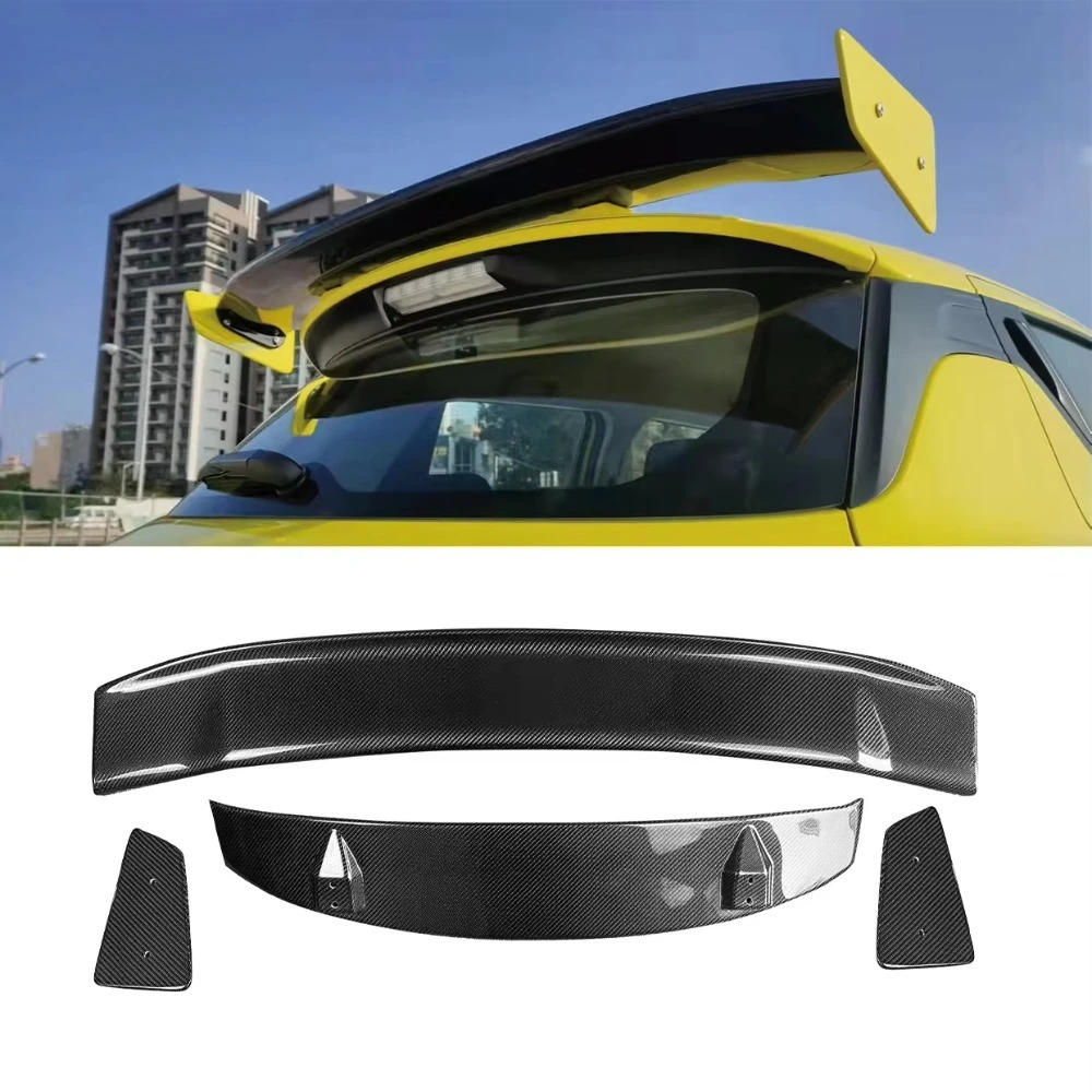 

For Swift ZC33S 2018-2024 Carbon Fiber Rear Spoiler High Quality Car Bumper Accessories