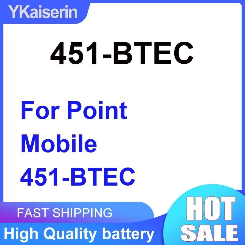 

Ручной пистолет для сканирования клемм, портативный аккумулятор 6100 мАч для Point Mobile 451-Btec