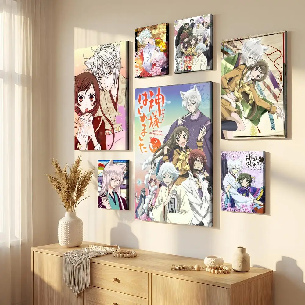Anmie Kamisama Kiss Framed Wall Painting Framed Canvas Wall Art Waterproof Wall Decor For Living Room Bedroom