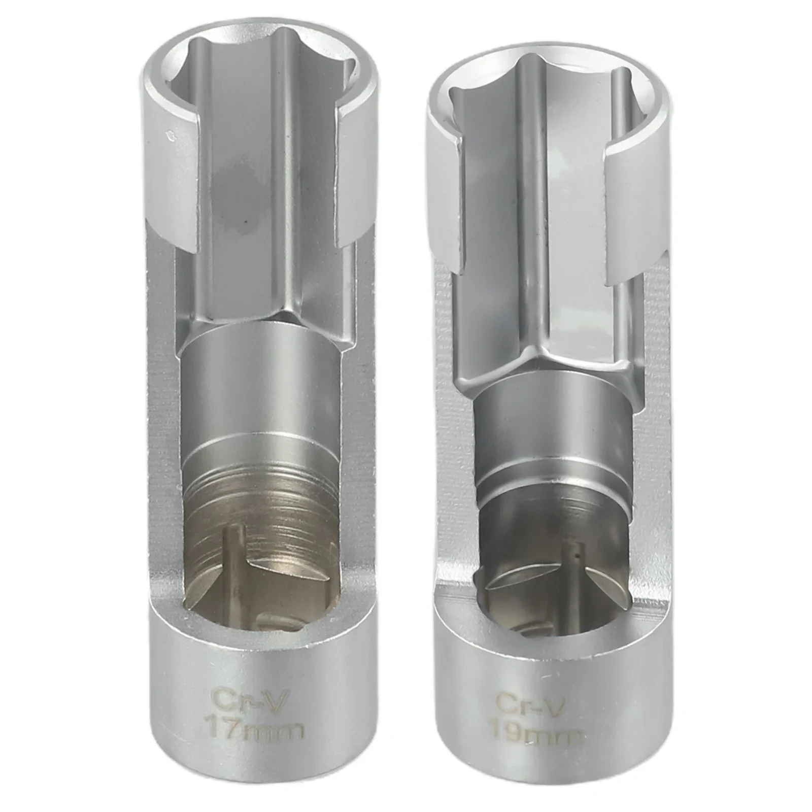 Imagem -06 - Chave de Soquete para Tubo de Injetor de Combustível Diesel 17 mm 19 mm Abertura Hexagonal Manga de Remoção Sensor de Oxigênio Chave de Ferramenta de Reparo Peça