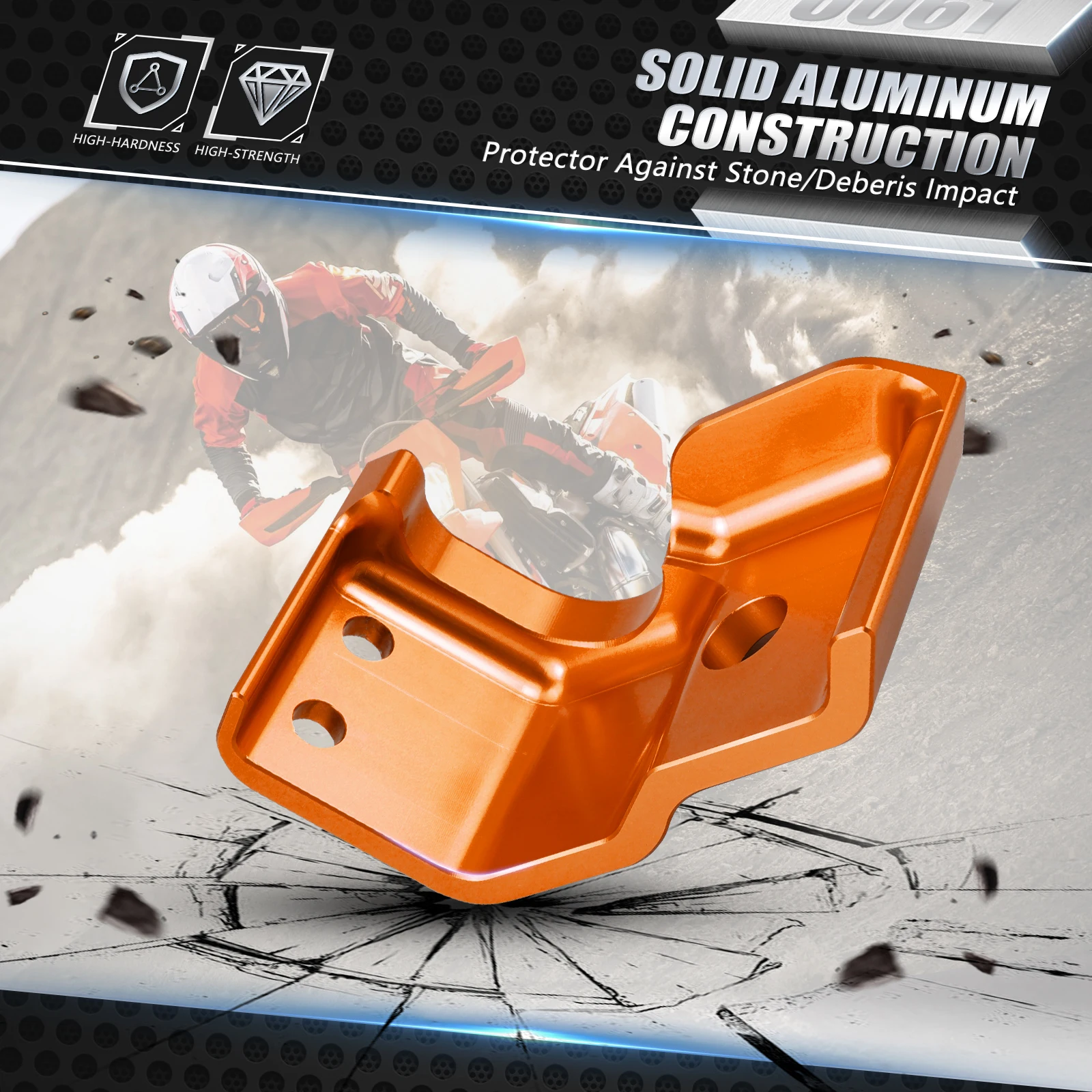 

For KTM EXC 300 2016-2025 EXC 250 EXCF 350 EXC 450 SXF 250 SXF 450 SX 125 XCW 300 XCF 350 TPI Six Days Right Front Fork Guard