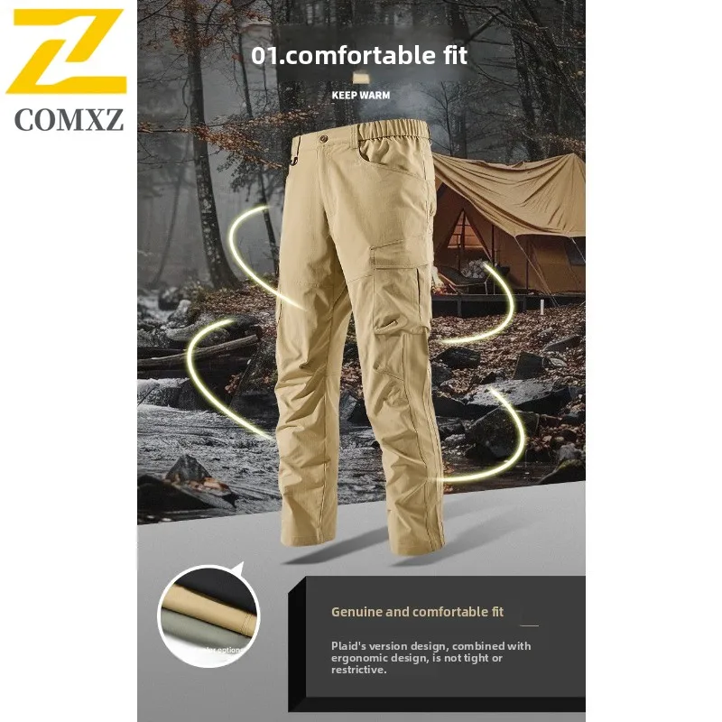 EIAO بنطال البضائع التكتيكية للرجال خفيف الوزن وسريع الجفاف للمشي لمسافات طويلة مع جيوب متعددة للملابس الحضرية الخارجية 2025 #2
