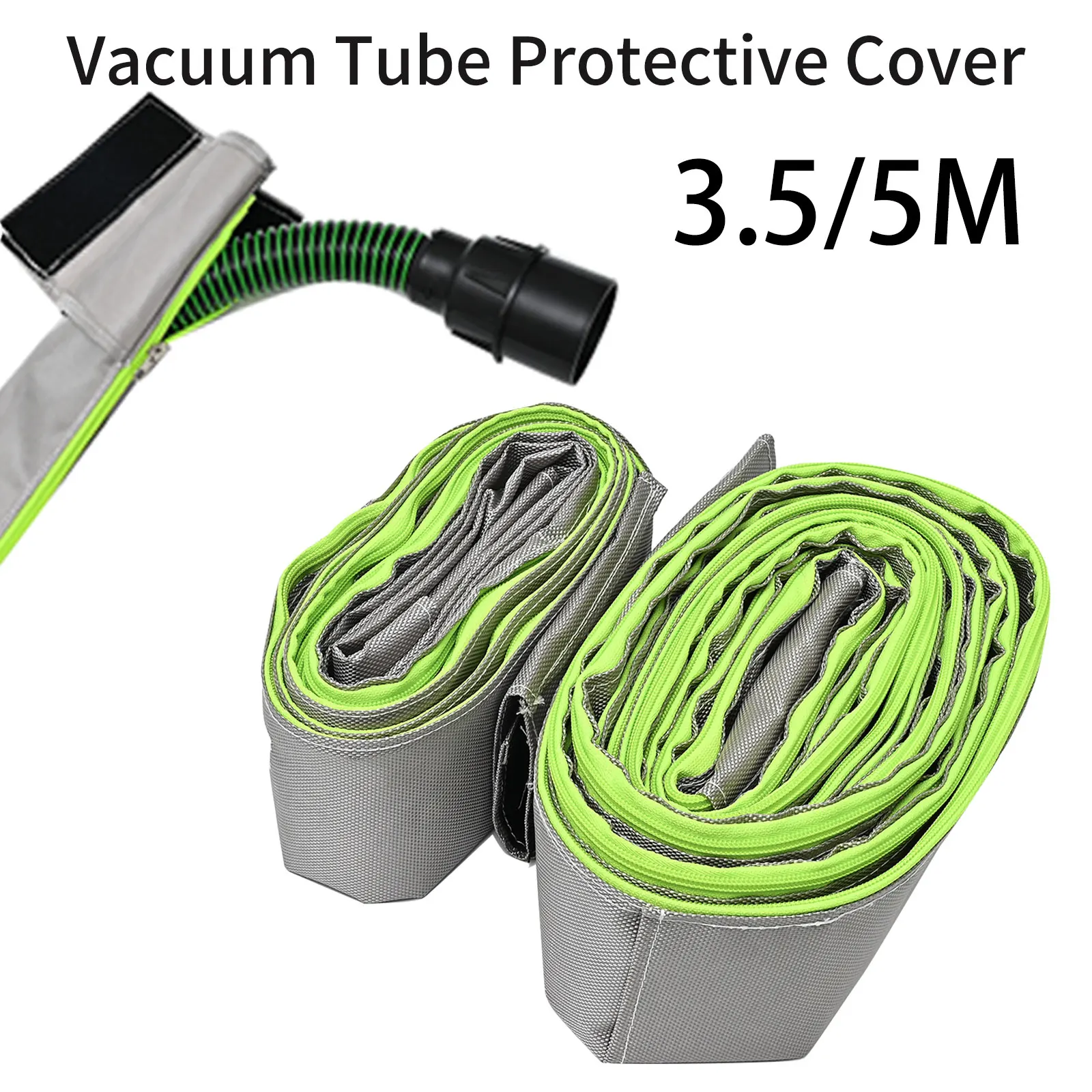 3.5/5M Vacuum Tube Protective Cover for MIRKA/FESTOOL Hose Protective Cover Dust Wear-resistant Waterproof