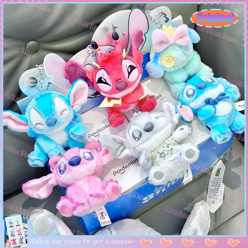 

Original Stitch Pendant Blind Box Stitch Series Trendy Anime Peripheral Plush Keychain Collectible Customized Children Gifts