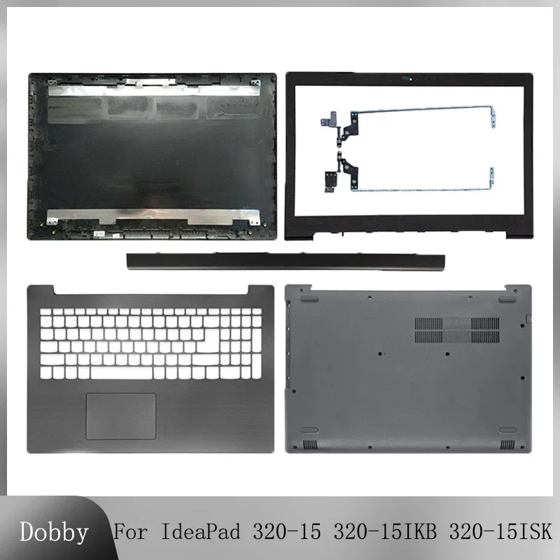 

NEW For Lenovo IdeaPad 320-15 320-15IKB 320-15ISK 320-15ABR LCD Back Cover Front Bezel Hinges Palmrest Bottom Case Shell Black