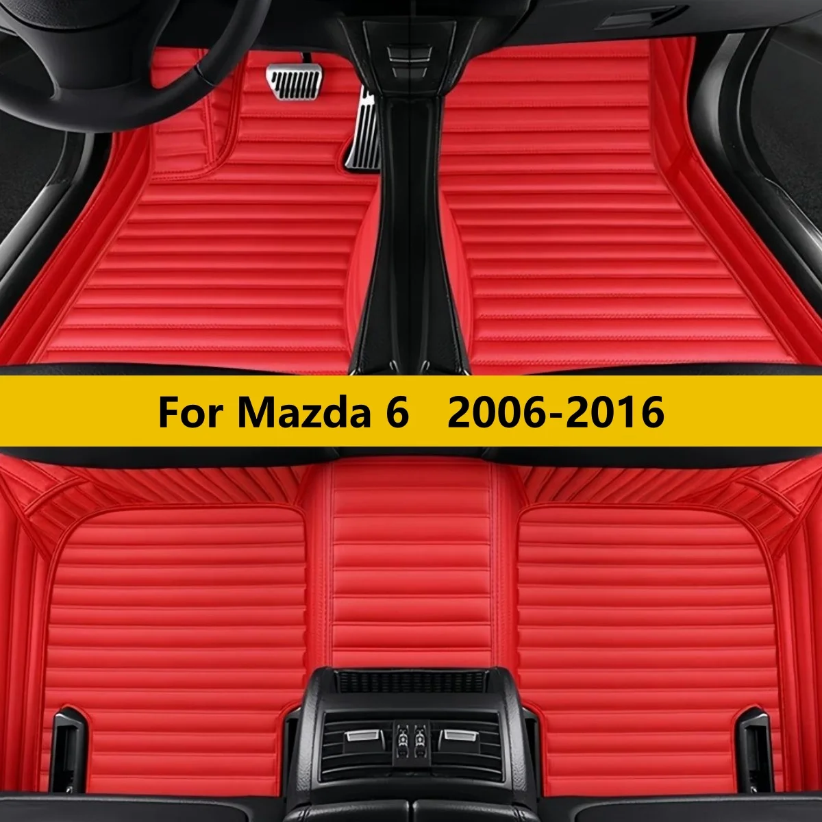 Car Floor Mats For Mazda 6 2006 2007 2008 2009 2010 2011 2012 2013 2014 2015 2016 Front Rear Row Full Set Car Floor Mats