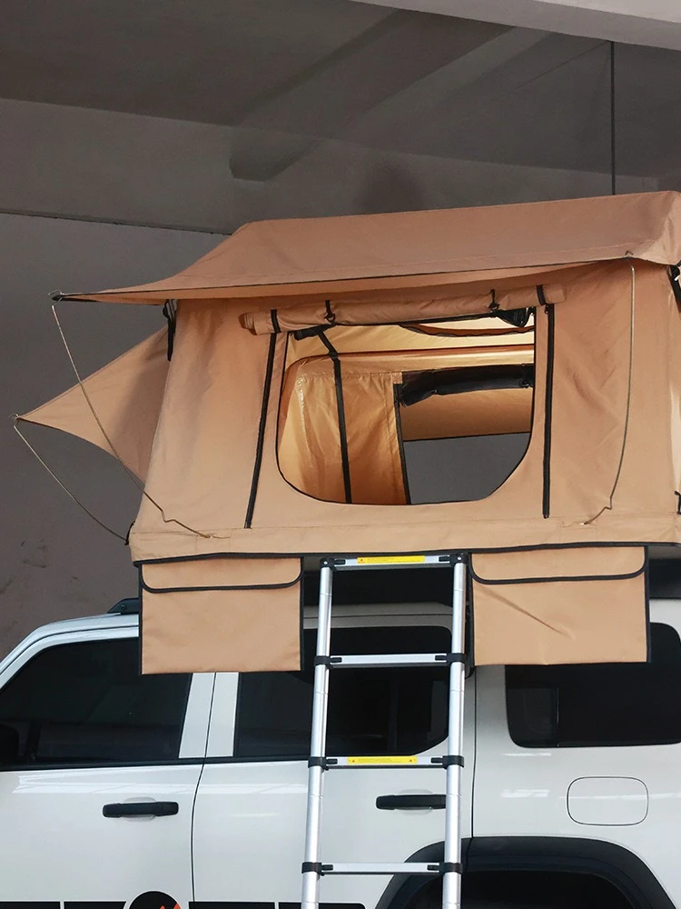 

Палатка на крыше автомобиля, уличная самостоятельная полностью автоматическая внедорожная кровать для кемпинга, складная палатка с мягким верхом