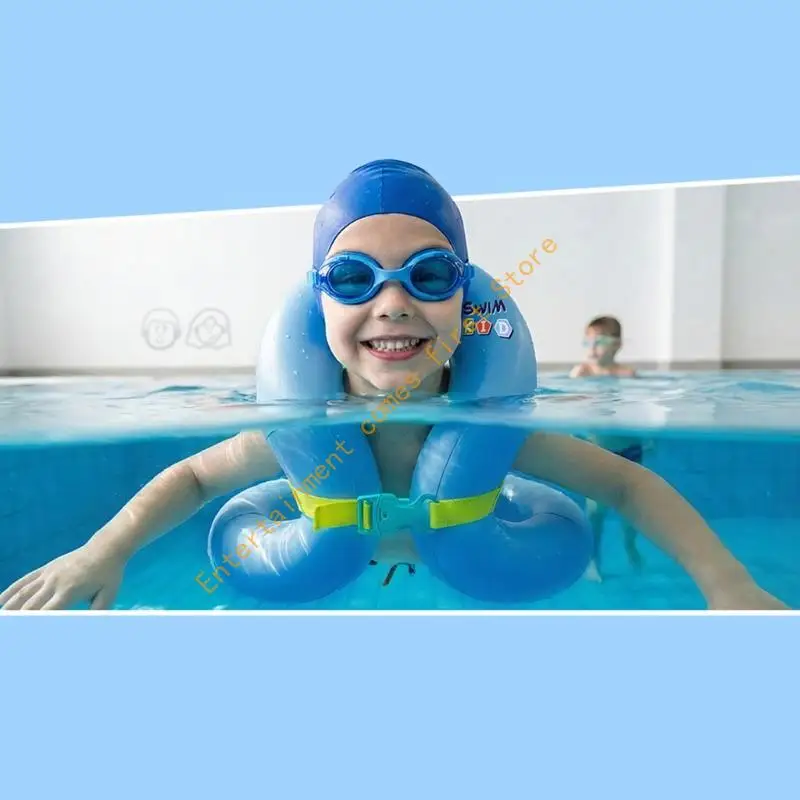 Kids Inflatable Swim Trainer with Secure Front Hold in Pool Play 55KD
