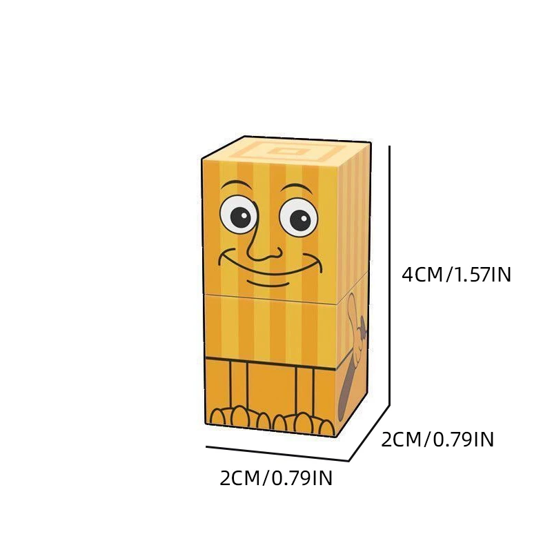 Blocchi magnetici del carattere AI Tung Tung tung sahur blocchi di costruzione di assemblaggio blocchi di costruzione del carattere gioco da tavolo