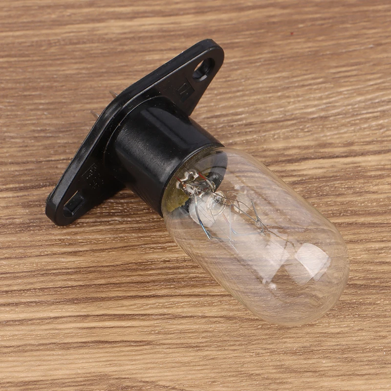 1 قطعة 4.8 مللي متر المقبس مع عازمة القدم 220 فولت 15-20 واط فرن الميكروويف لمبة الثلاجة الإضاءة لمبة مع حامل استبدال العالمي