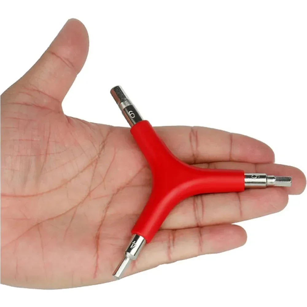 Y-образный 3-сторонний шестигранный ключ, внутренний шестигранный гаечный ключ 4/5/6 мм для кемпинга, езды на велосипеде, горного велосипеда, инструмент для ремонта велосипеда