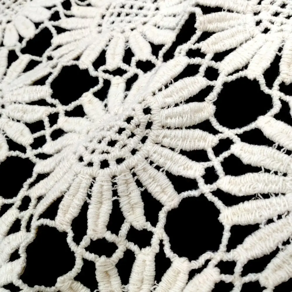 

Creative False Crochet Collar Boho Chic Tulle Lace Lace Shawl Poncho Layered Look DIY Hollow Out Vest Garment Accessories