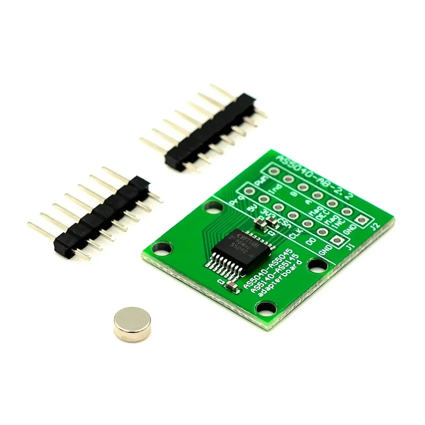 

AS5040-ASST AS5040 Programmable contactless magnetic rotary encoder sensor module replaces optical encoder for arduino