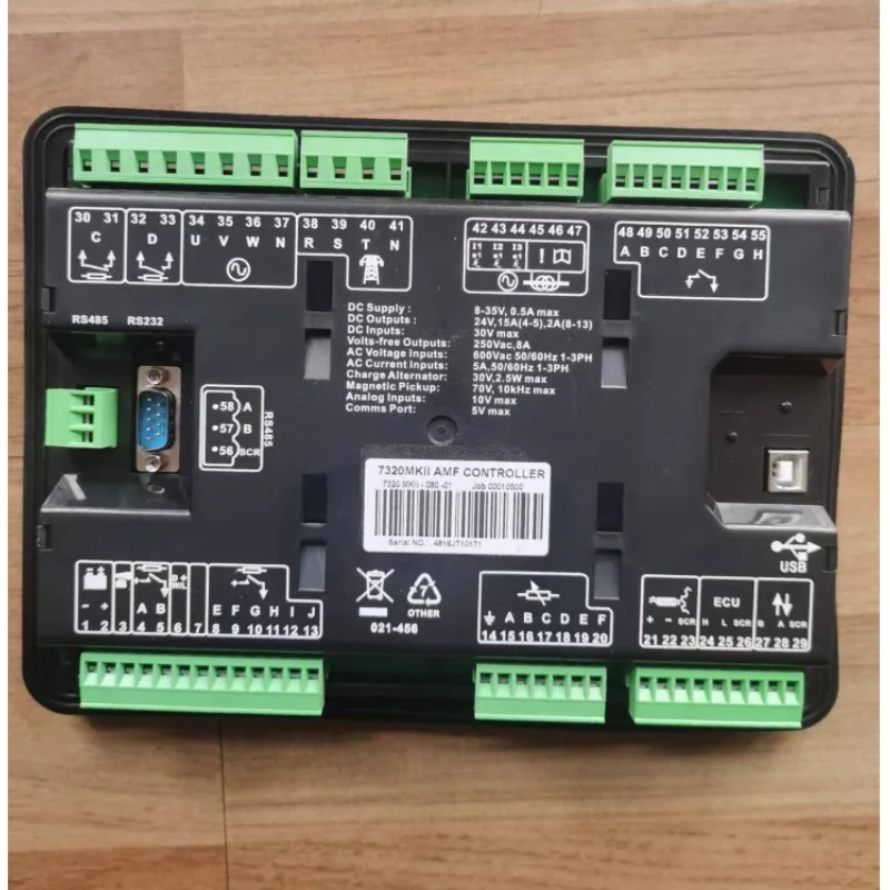 Repalce Deep Sea DSE7320 MKII Generat Controller Panel AMF Automatic Start Mains Failure Control Module Genset Parts 7320 MK2