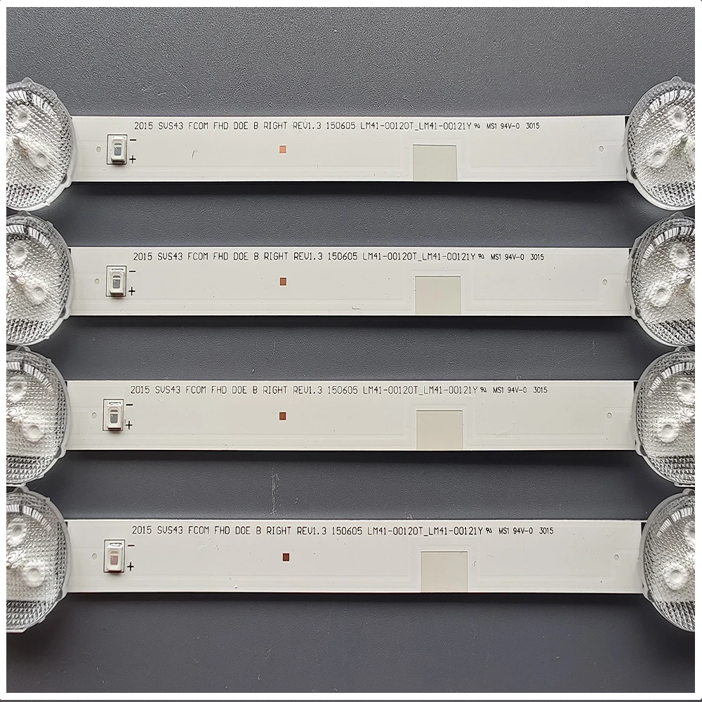 1/5/10 عدة LED شريط إضاءة خلفي ل 43 FHD-L R V5DN V8DN-430SMA-R0 430SMB UE43N5300AU UN43J5290 UN43T5300 UA43N5380 UE43N5300